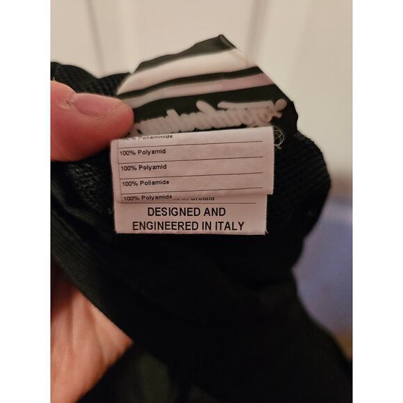 Campagnolo Italian Black 100% Polyamide Cycling Mesh Lined Pockets Men Size L - Picture 7 of 8